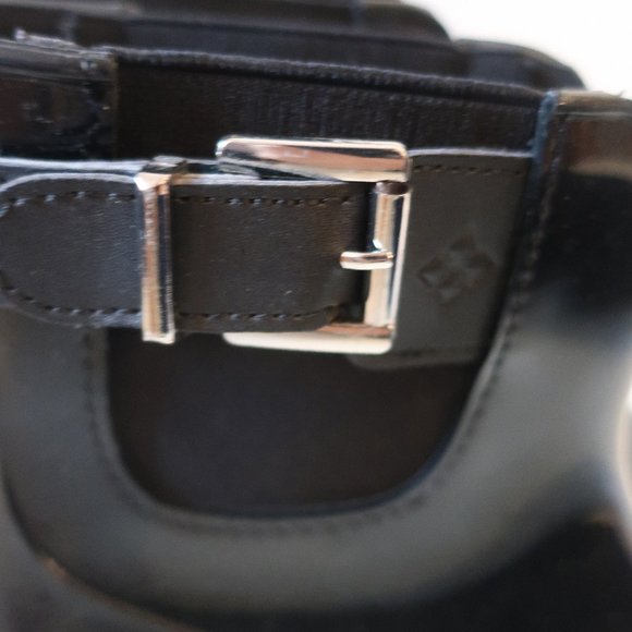 NWOB WOMENS DAV CHICAGO SOLID BLACK WEATHERPROOF BOOTIES 9 * - Picture 7 of 10